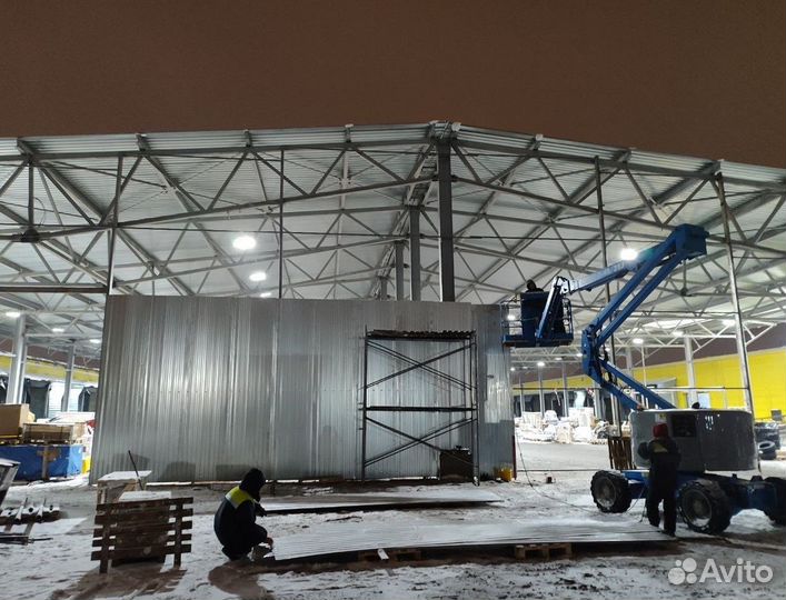 Склад класса А из сэндвич-панелей