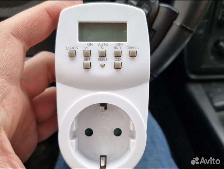 Розетка с электронным таймером