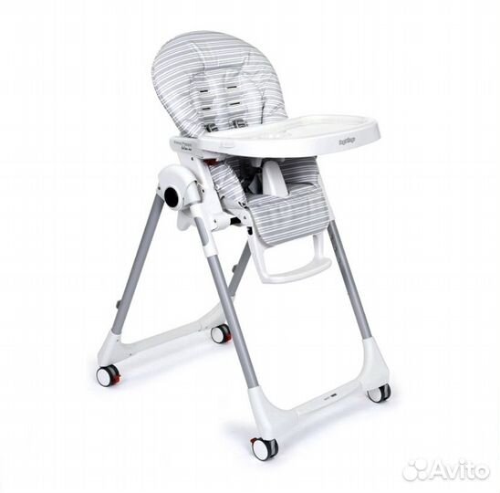 Peg Perego Prima Pappa Follow Me Linear Grey