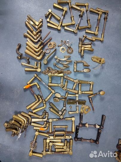 Ручки старинные,латунь и бронза