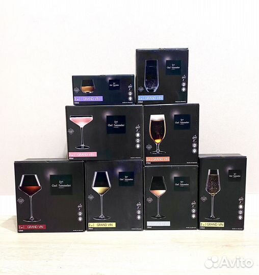 Новые бокалы хрусталь Chef & Sommelier