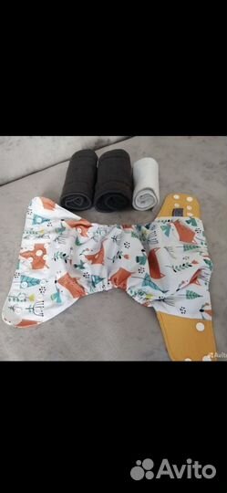 Многоразовый подгузник+ 6 вкладышей