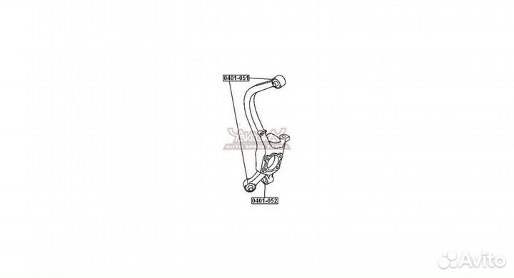 Сайлентблок asva akitaka 0401-052 на задние кулаки