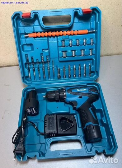 Шуруповерт makita 18v с набором