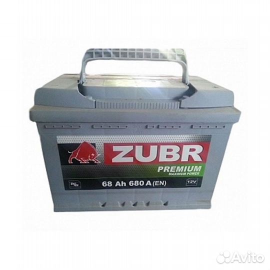 Аккумулятор 6-ст 68 Zubr на vesta