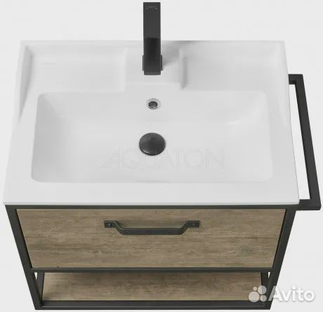 Тумба с раковиной aquaton (Акватон) 1a2423k0ltdy0