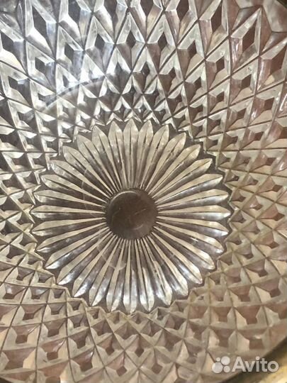 Хрустальная салатница СССР