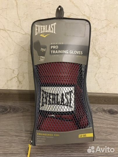 Боксерские перчатки everlast PRO 12 OZ