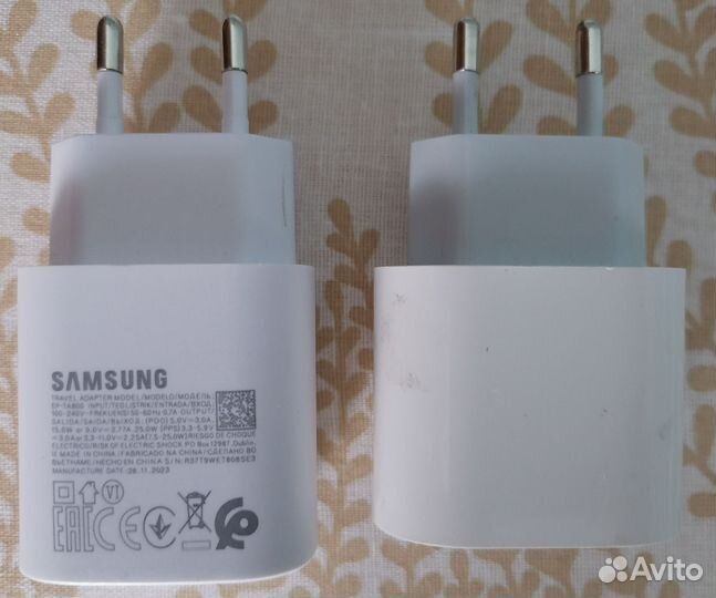 Зарядка на iPhone и samsung 20w