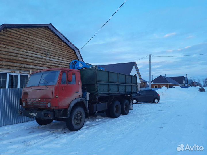 Манипулятор самосвал камаз
