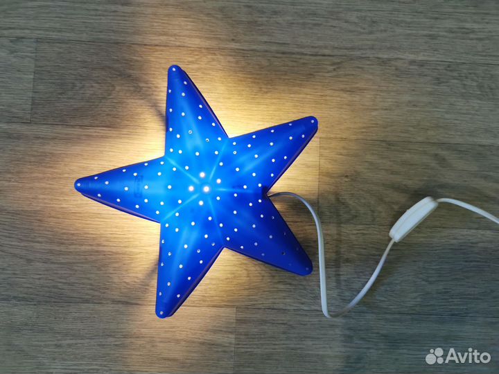Ночник детский IKEA настенный звезда
