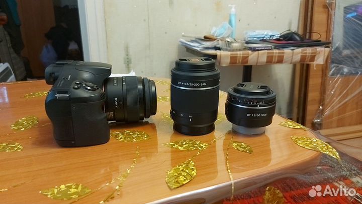 Зеркальный фотоаппарат sony