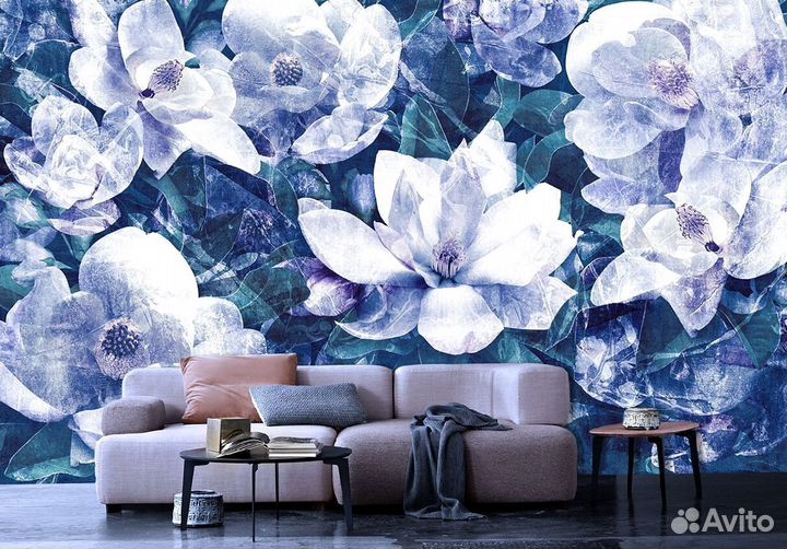 Фотообои природа / Фотообои горы / Фото Обои цветы