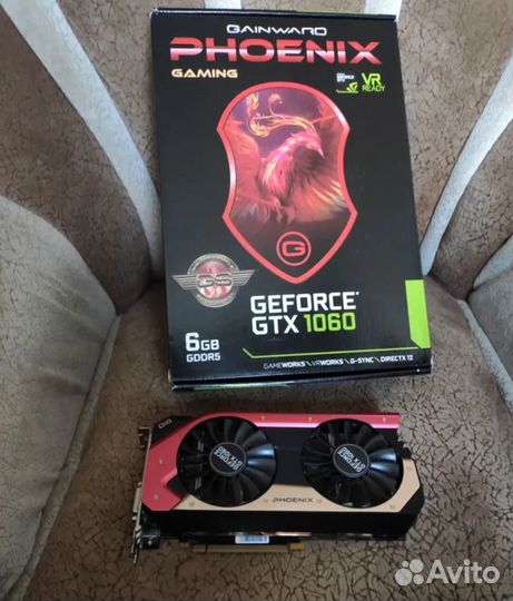 Видеокарта Gainward GTX 1060 Phoenix GS 6gb