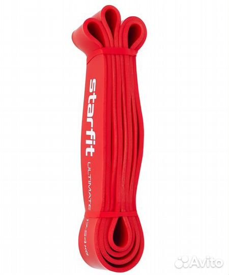 Эспандер ленточный 17-54 кг, 208х4,4 см, красный