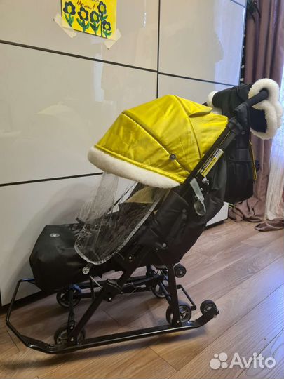 Санки коляска nika 7-5К новые