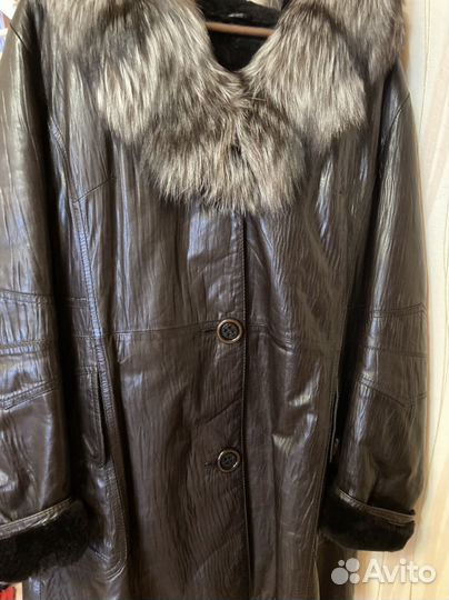 Дубленка женская,нат.кожа ;
