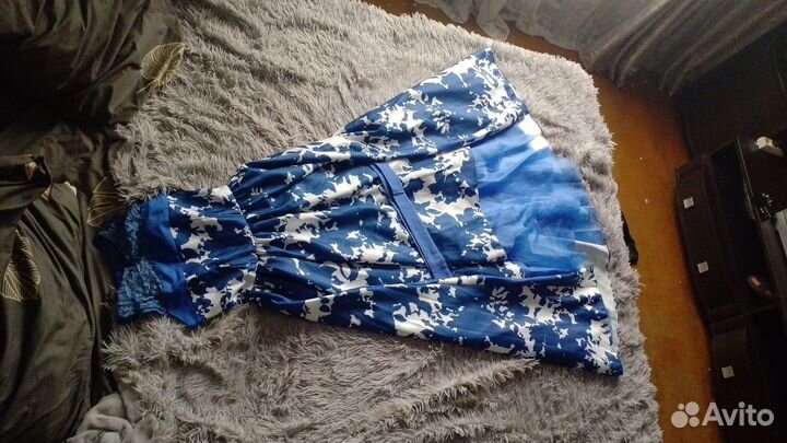 Вечернее платье в пол 44