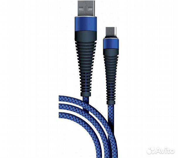 Дата-кабель borasco USB - Micro USB, 3А, 1м, Fishb