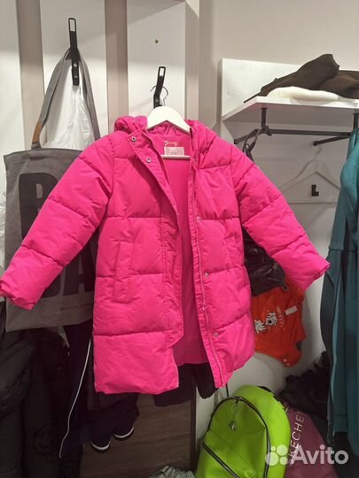 Куртка зимняя детская на девочку 128