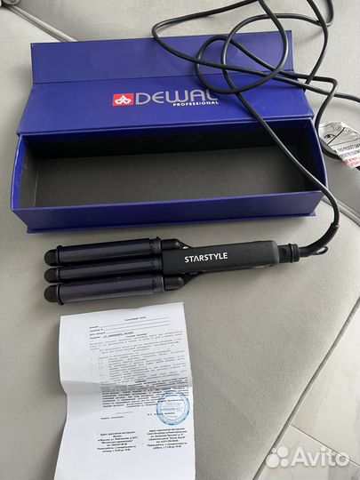 Плойка тройная для волос