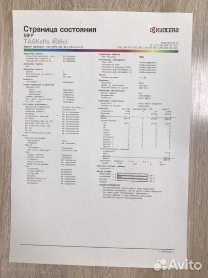 Мфу Kyocera taskalfa 406ci