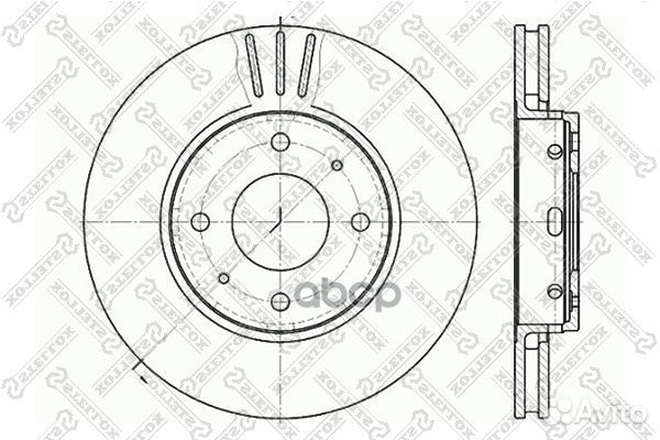 6020-4839V-SX диск тормозной передний Volvo S4