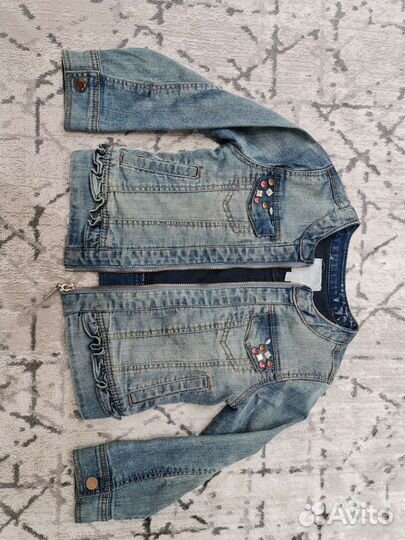 Джинсовая куртка для девочки