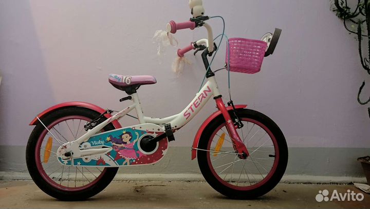 Велосипед для девочки от 4 лет