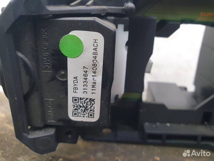 Подрулевой переключатель дворников Volvo S60 2 1.6