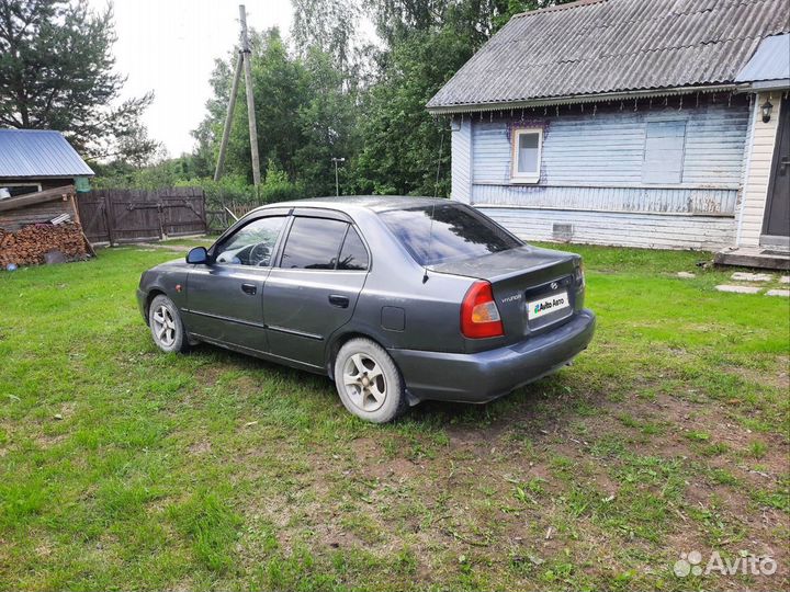 Hyundai Accent 1.5 МТ, 2005, 189 800 км