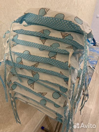 Бортики в кроватку и постельное белье