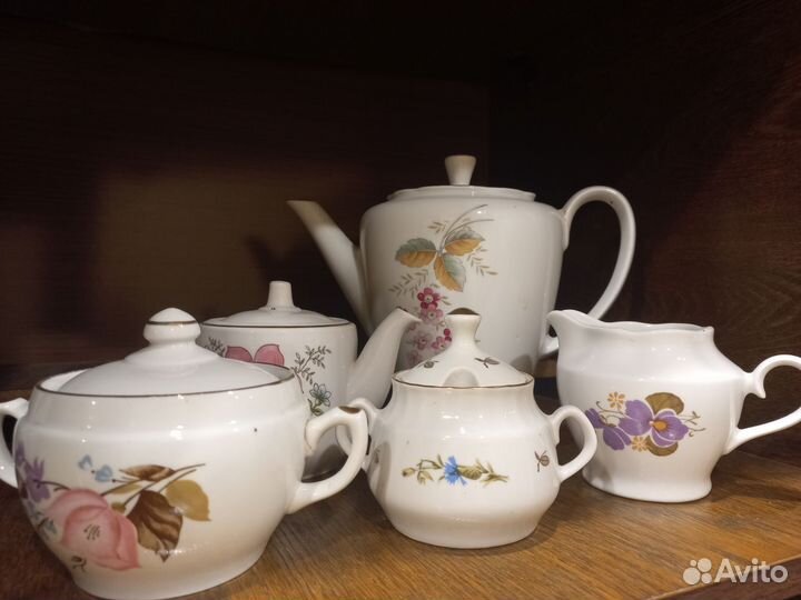 Чайники, сахарницы, молочник СССР