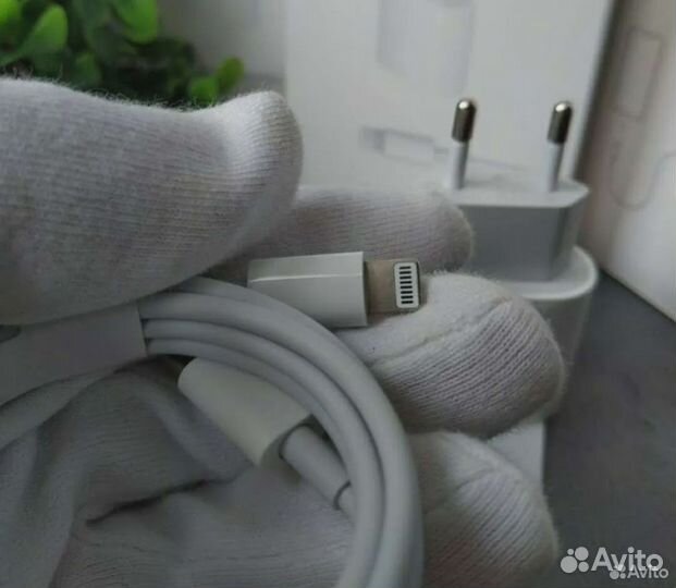 Блок питания apple 20w + кабель