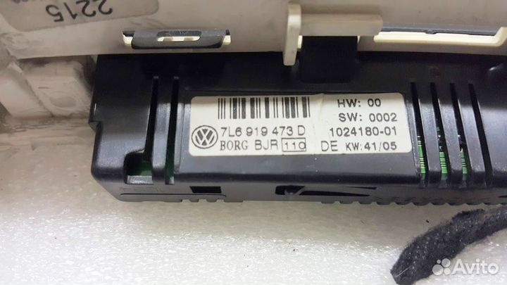 Дисплей парктроника Volkswagen Touareg 7L