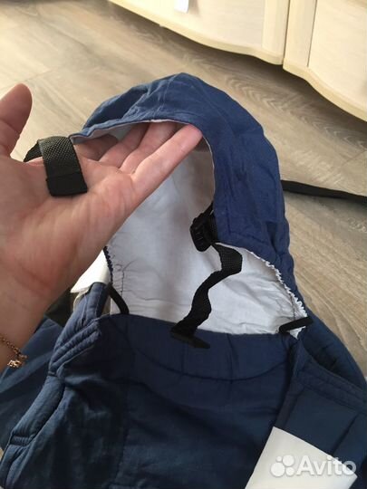 Этого-рюкзак Bi-bi “Лён” цвет джинс