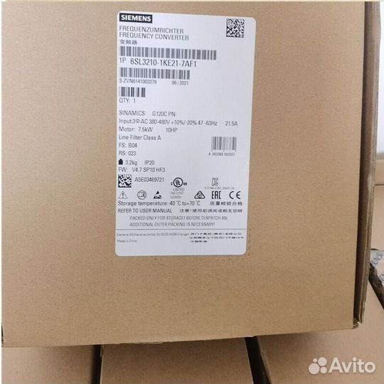 Siemens 6SL3210-1KE21-7AF1