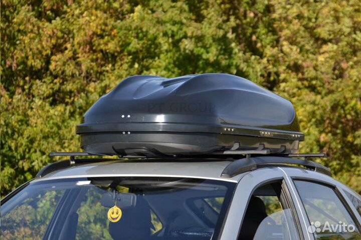 Автомобильный бокс Turino Compact черный 360 литро