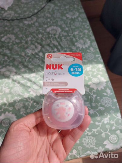 Пустышка nuk 6 18