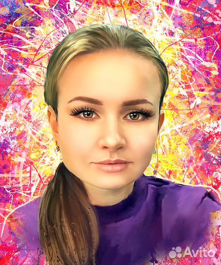 Фото на холсте, портрет по фото на холсте