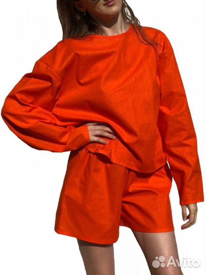 Шорты и свитшот хлопок