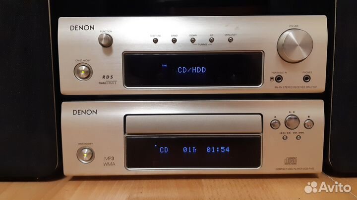 Denon dra-f102, dcd-f102 + аккустика