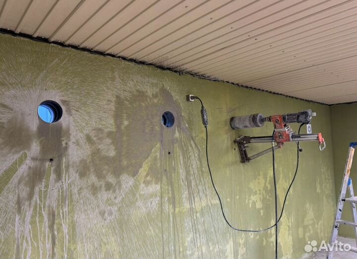 Алмазное бурение сухое/мокрое. Профессиональная бр