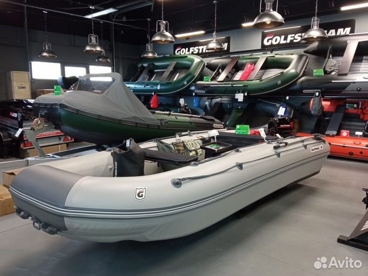 Лодка пвх Golfstream Патриот MF 430 light jet