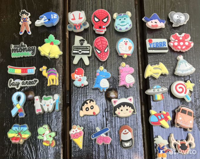 Джиббитсы украшения для crocs светящиеся