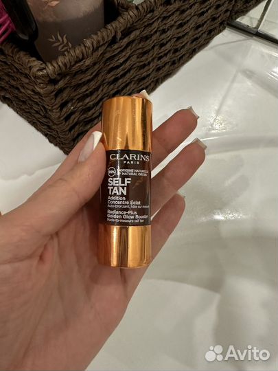 Clarins капли для загара