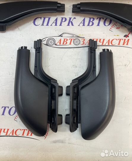 Рейлинги на крышу Toyota Land Cruiser 100 черные