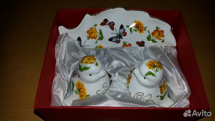 Набор для специй фарфор новый