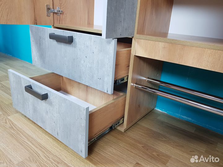 Прихожая Крафт Бетон 1,5 метра