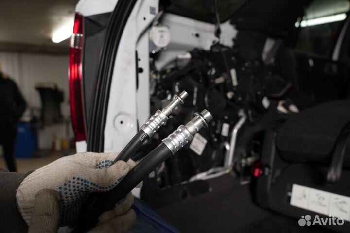 Мерседес W447 Задний контур / Шланги кондиционера